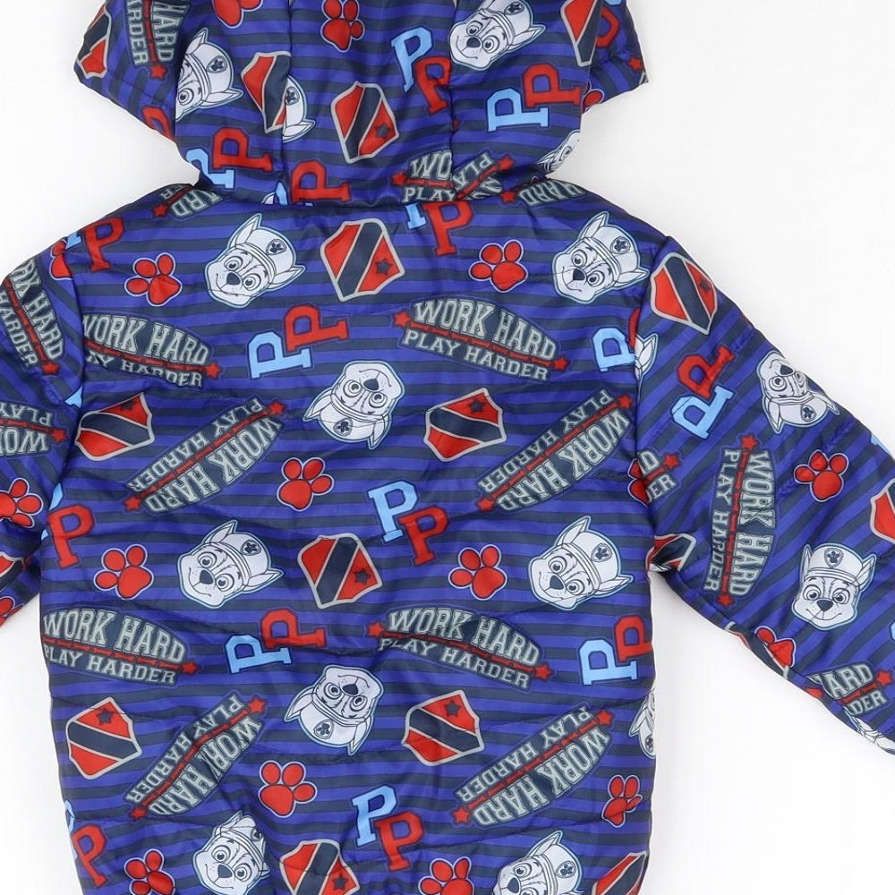 George Boys Blue   Anorak Coat Size 18-24 Months