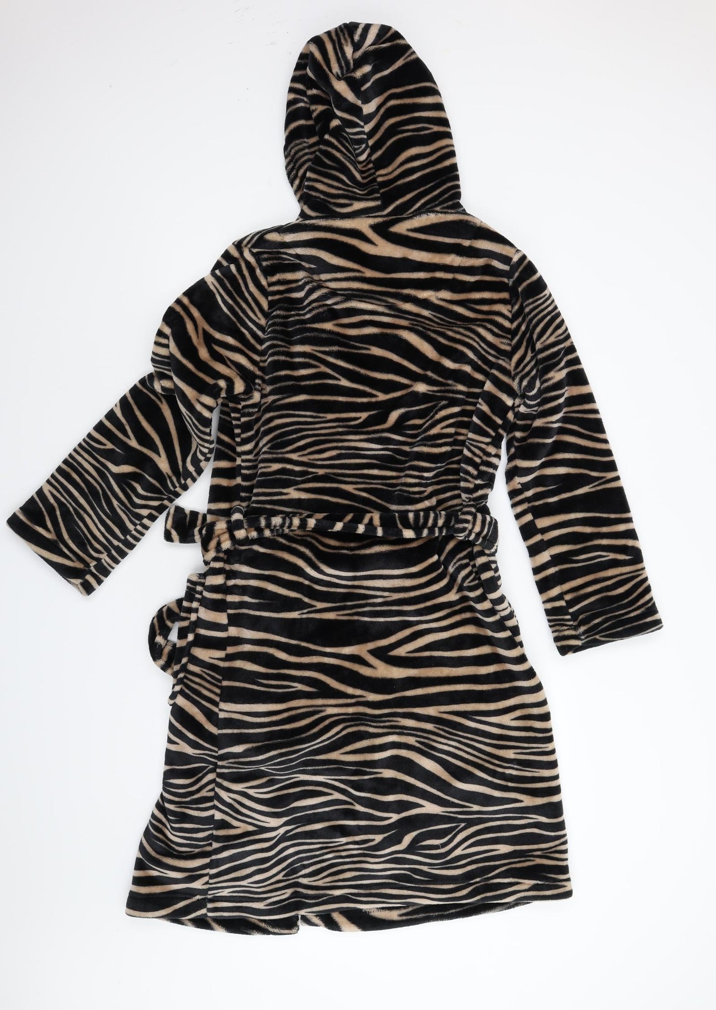 Foxbury Womens Multicoloured Animal Print Fleece  Gown Size 8