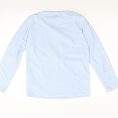 YD Girls Blue  Fleece Top Pyjama Top Size 12-13 Years