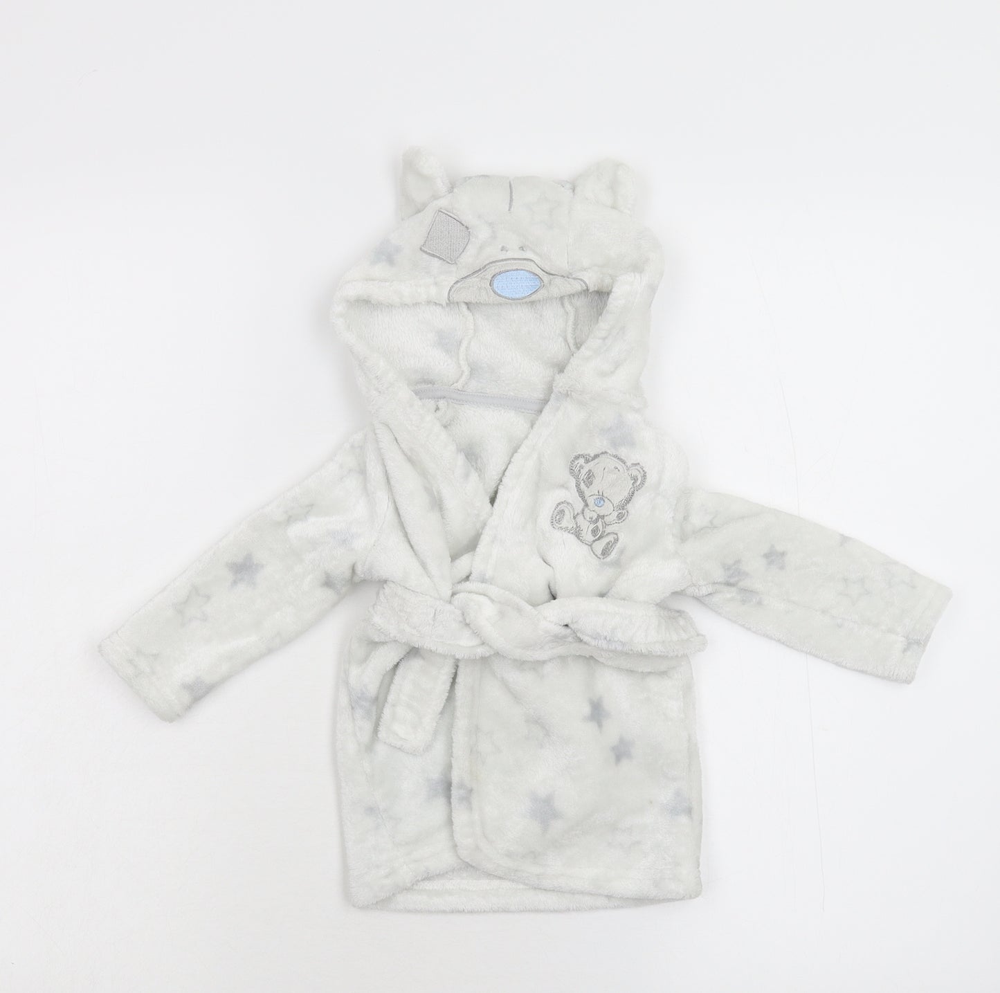 George Baby Grey  Fleece  Robe Size 6-9 Months