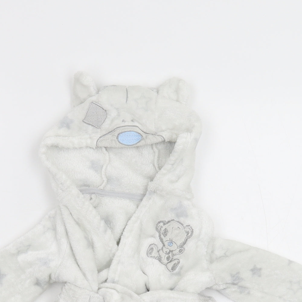 George Baby Grey  Fleece  Robe Size 6-9 Months