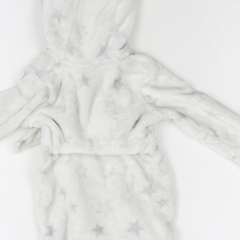 George Baby Grey  Fleece  Robe Size 6-9 Months