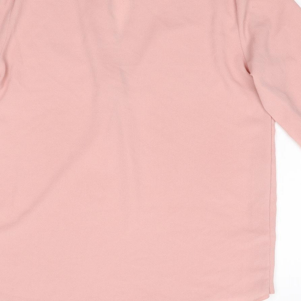 Select Womens Pink   Basic Blouse Size 12