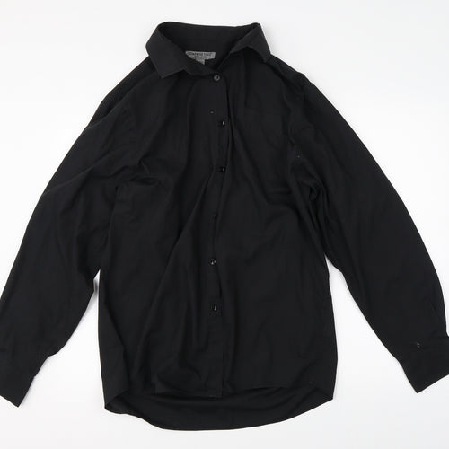 Cedar Wood State Mens Black    Button-Up Size L