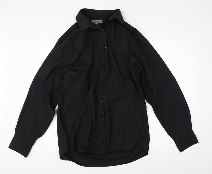 Cedar Wood State Mens Black    Button-Up Size L