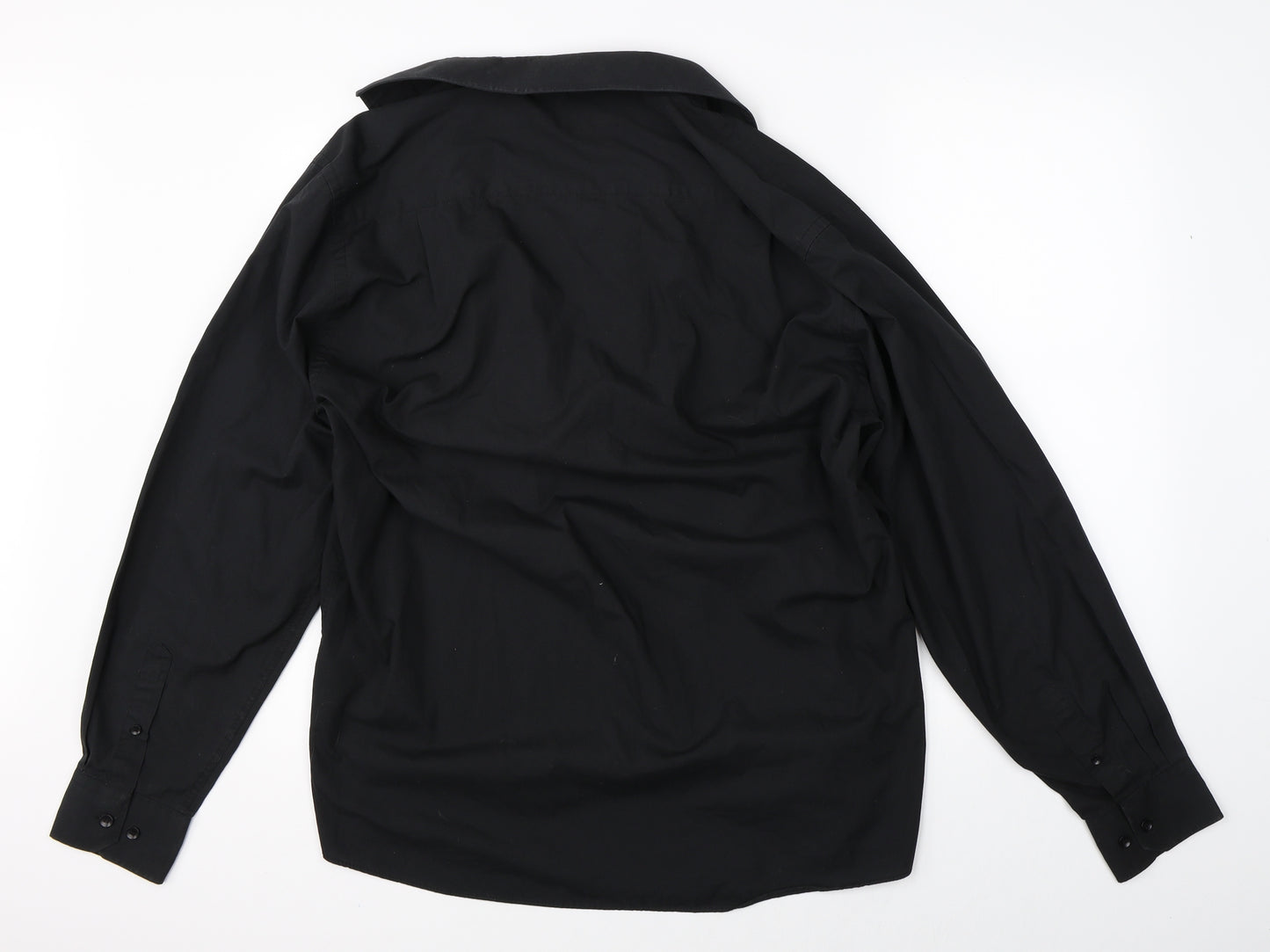 Cedar Wood State Mens Black    Button-Up Size L