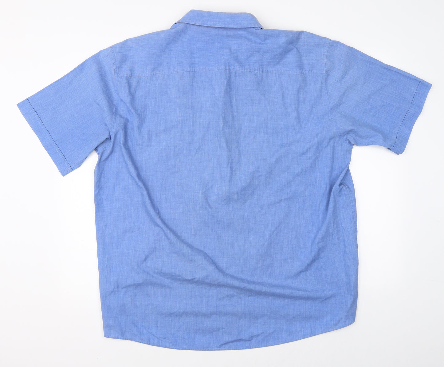 BHS Mens Blue    Button-Up Size XL