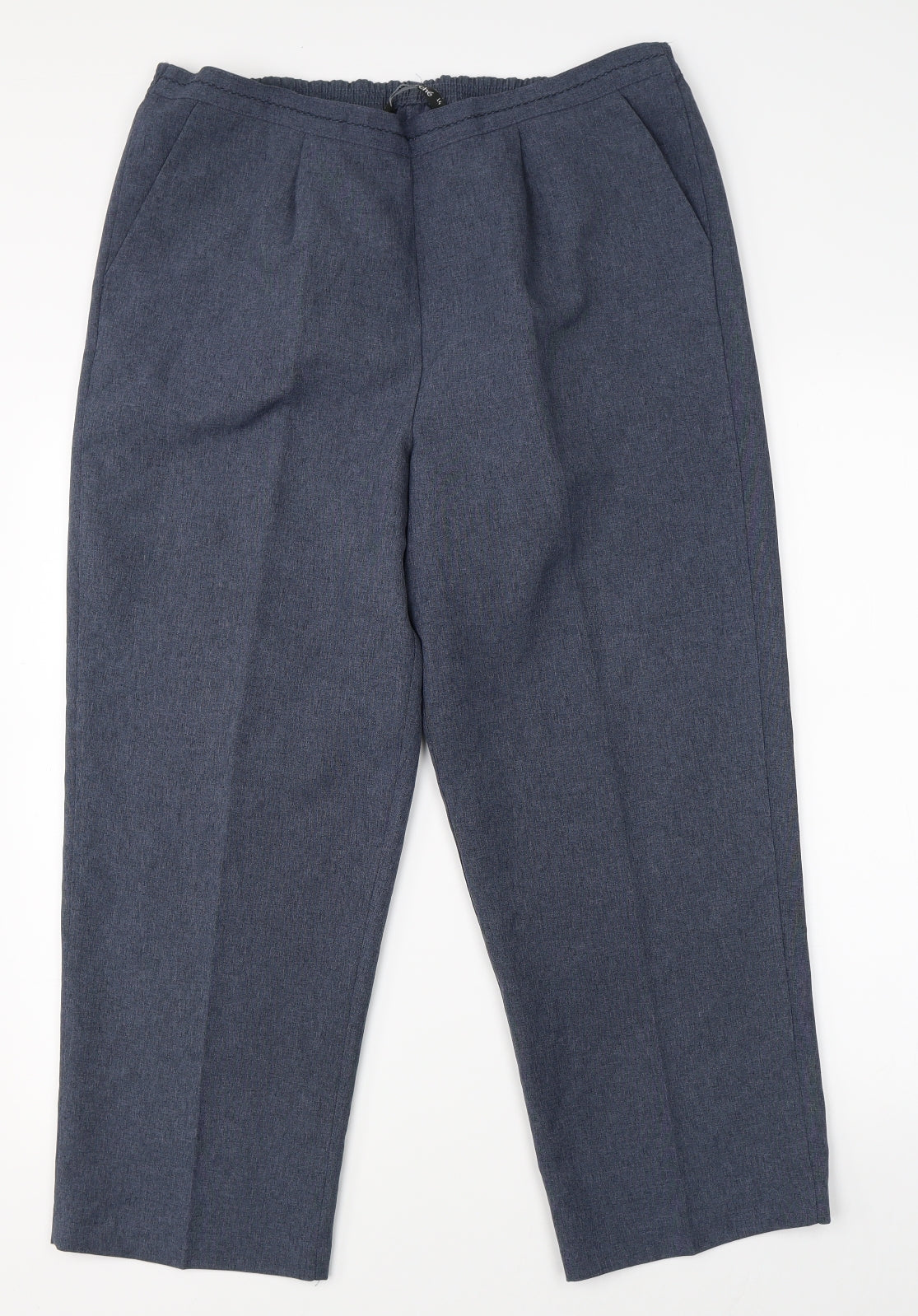 Bonmarché Womens Blue   Trousers  Size 14 L23 in