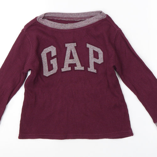 Gap Girls Red   Pullover Jumper Size 3 Years