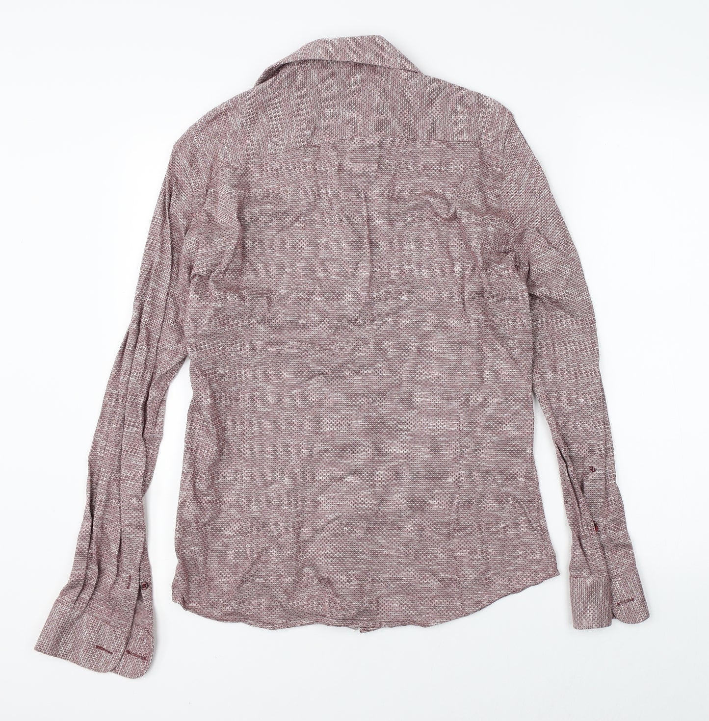 Remus Uomo Mens Red    Button-Up Size 15.5