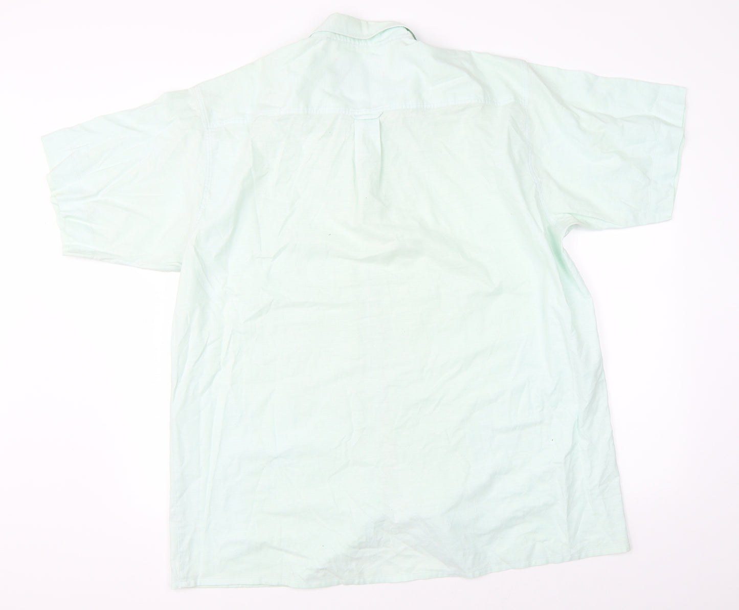Morgan Mens Green    Button-Up Size 46