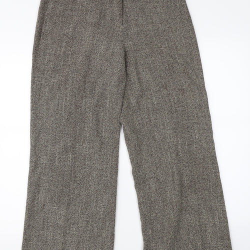 Mia Moda Womens Brown   Trousers  Size 12 L28 in