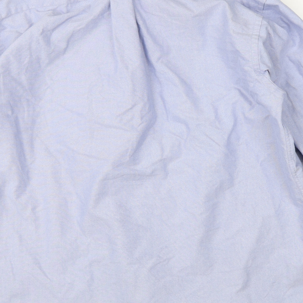 Marks & Spencer Mens Blue    Button-Up Size 41