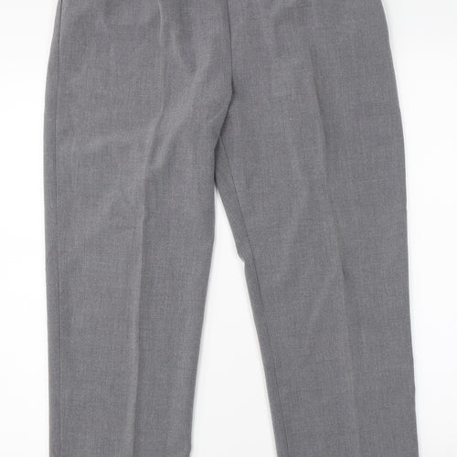 Preworn Womens Grey   Dress Pants Trousers Size 14 L27 in