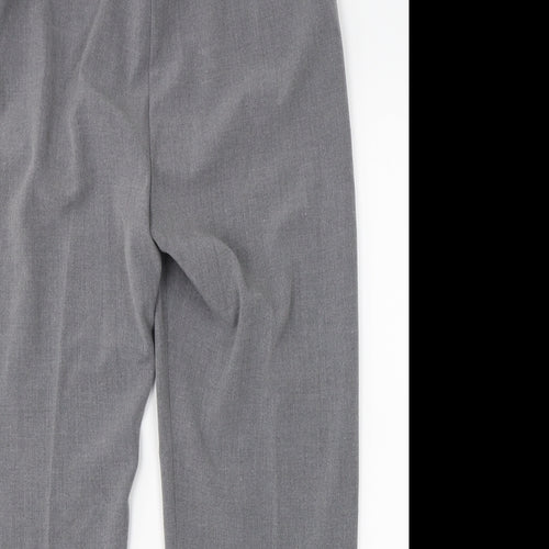 Preworn Womens Grey   Dress Pants Trousers Size 14 L27 in