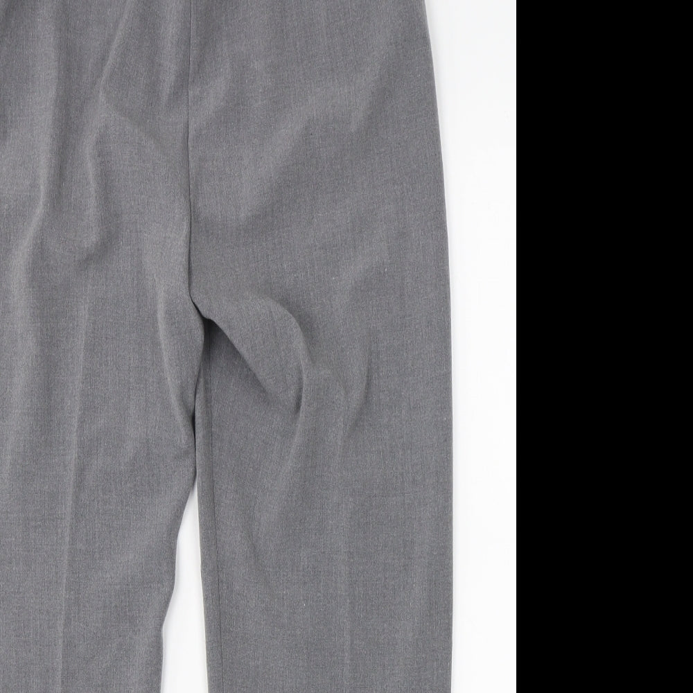 Preworn Womens Grey   Dress Pants Trousers Size 14 L27 in