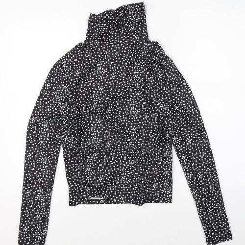Primark Womens Black Polka Dot  Pullover Jumper Size S