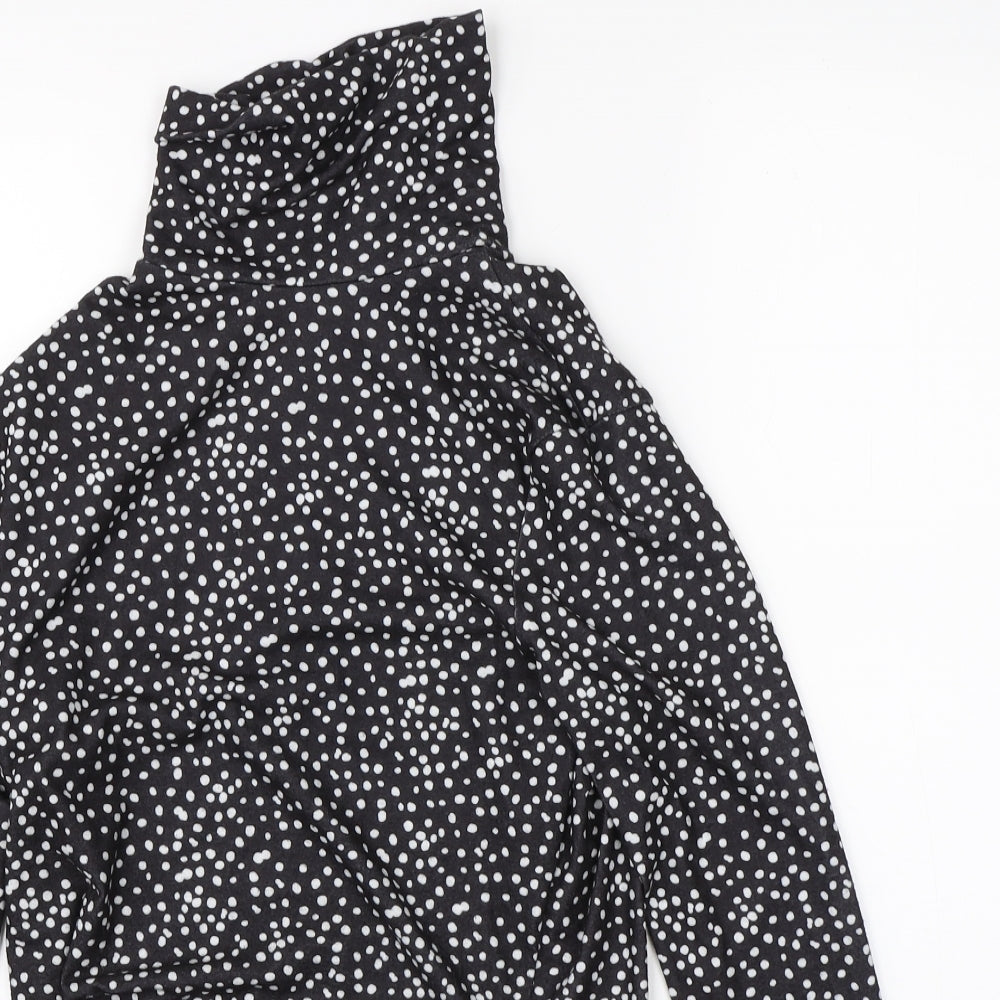 Primark Womens Black Polka Dot  Pullover Jumper Size S