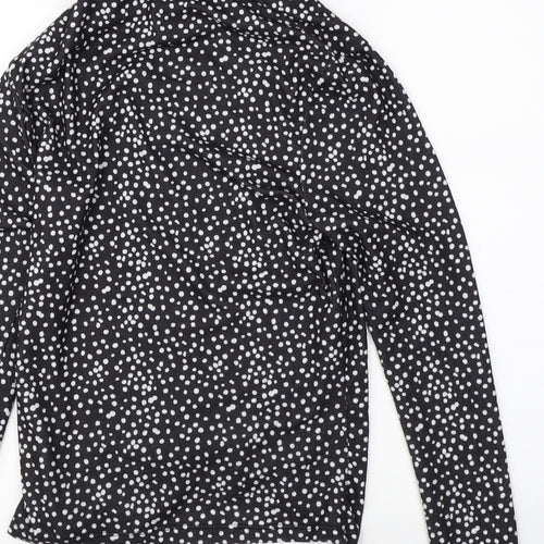 Primark Womens Black Polka Dot  Pullover Jumper Size S