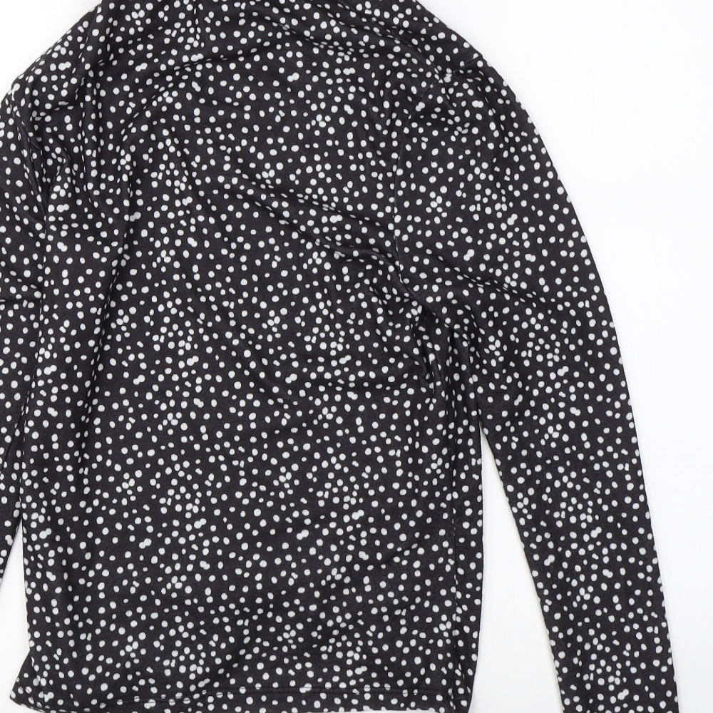 Primark Womens Black Polka Dot  Pullover Jumper Size S