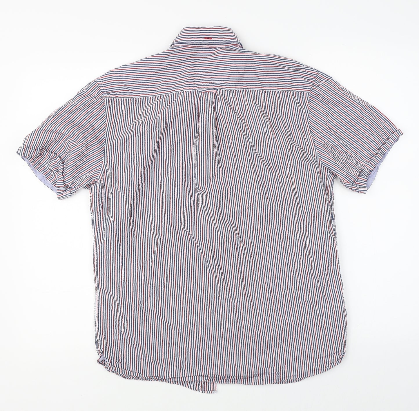 Marks & Spencer Mens Multicoloured Striped   Button-Up Size S