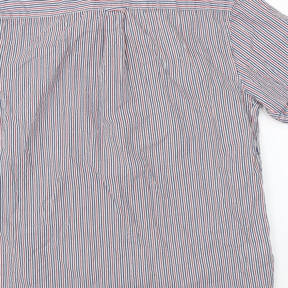 Marks & Spencer Mens Multicoloured Striped   Button-Up Size S