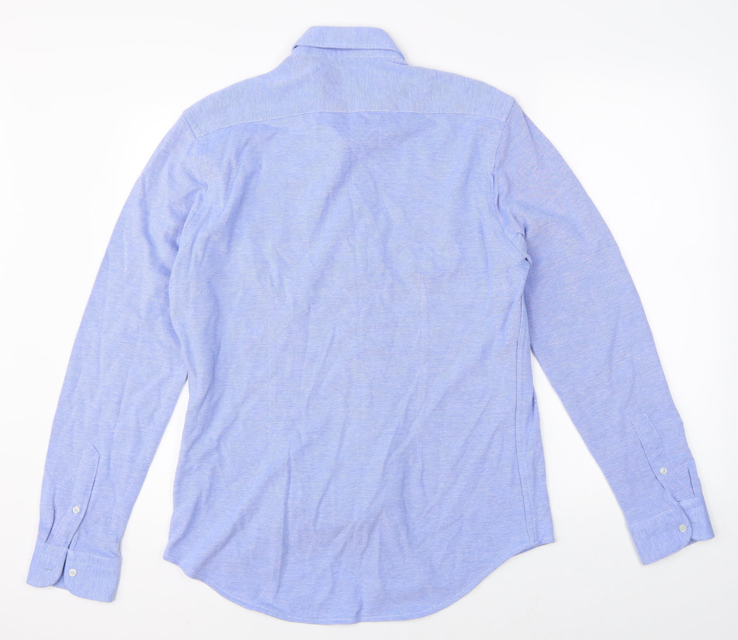 Zara Mens Blue    Button-Up Size M