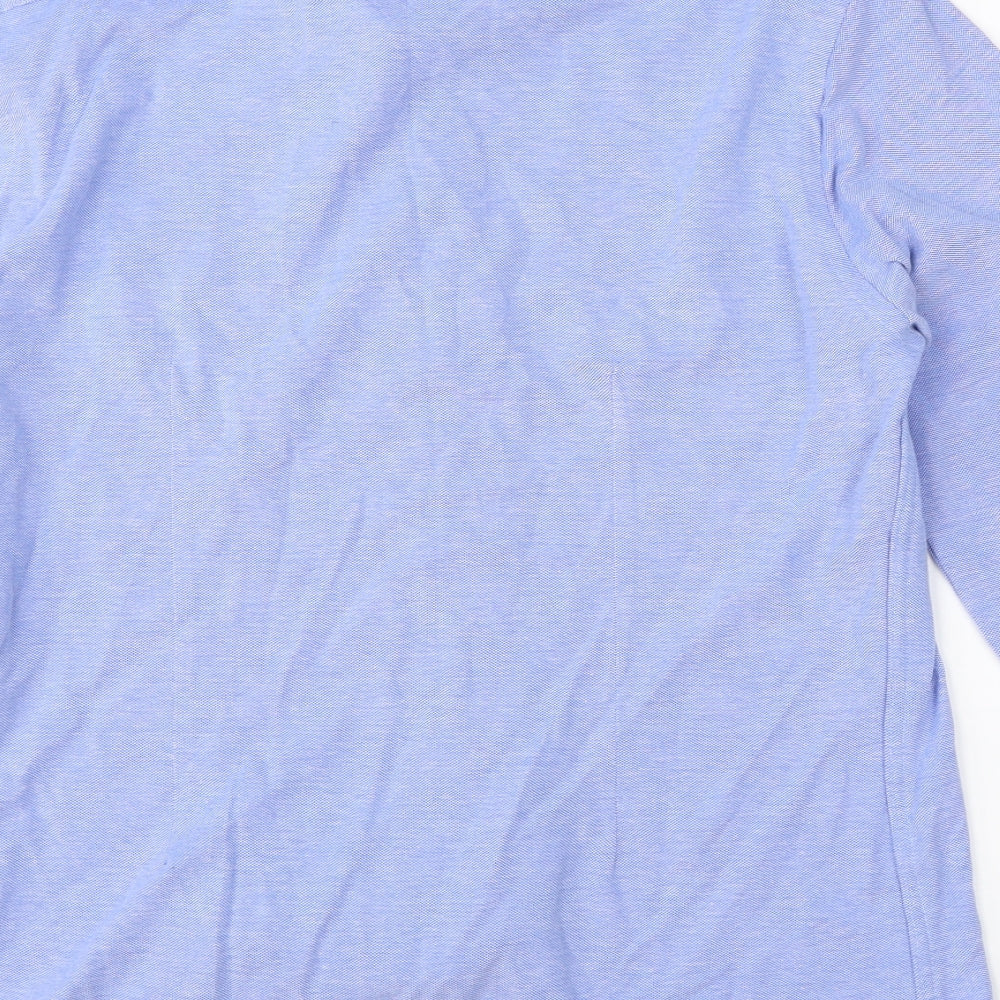 Zara Mens Blue    Button-Up Size M