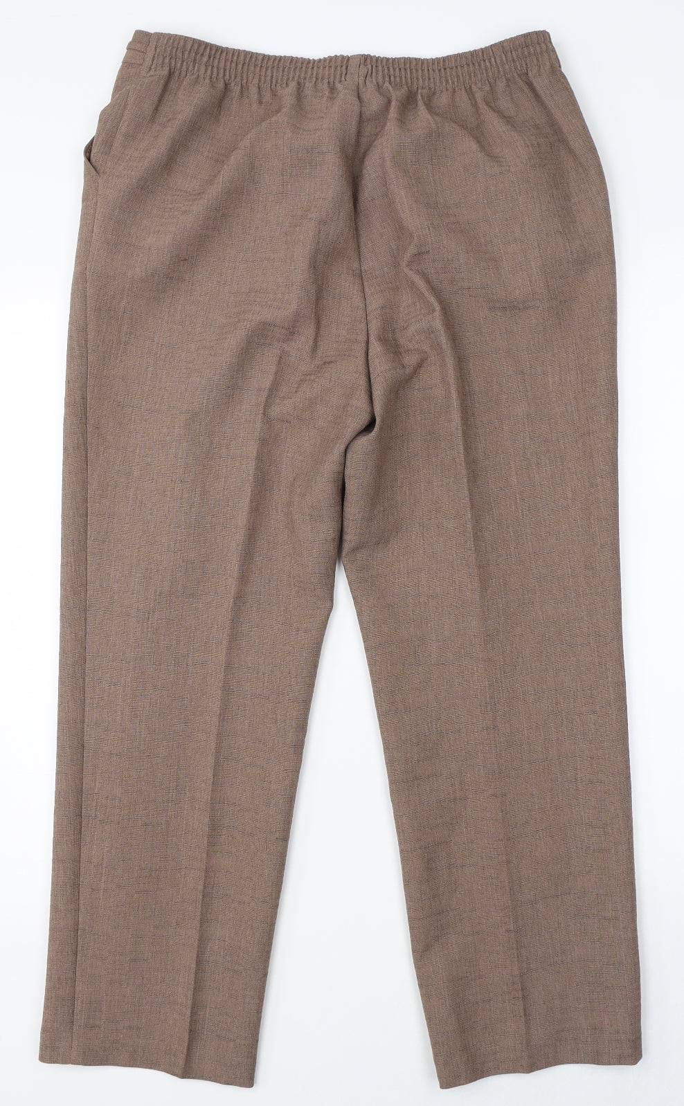 Marks & Spencer Womens Brown   Trousers  Size 14 L25 in