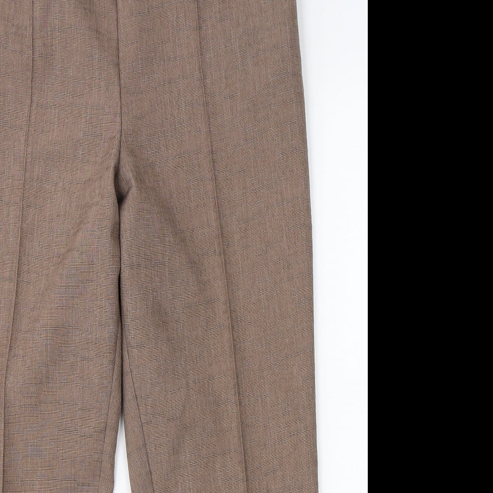 Marks & Spencer Womens Brown   Trousers  Size 14 L25 in
