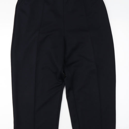 BM Womens Black   Trousers  Size 16 L21 in