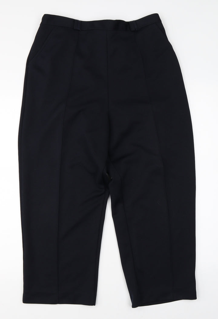 BM Womens Black   Trousers  Size 16 L21 in