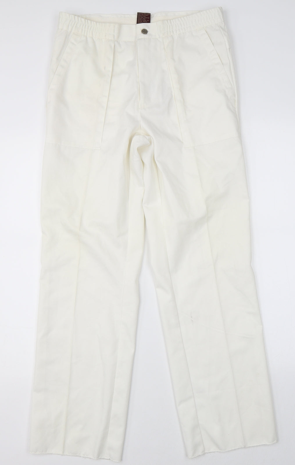 Jantzen Mens White   Trousers  Size 32 L28 in