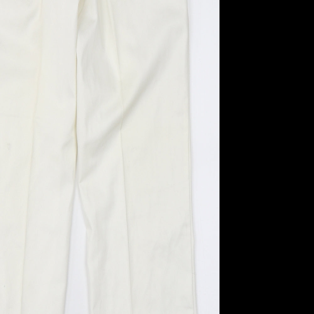 Jantzen Mens White   Trousers  Size 32 L28 in