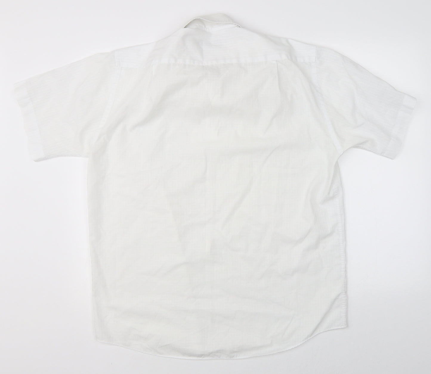 Marks & Spencer Mens White    Button-Up Size 40