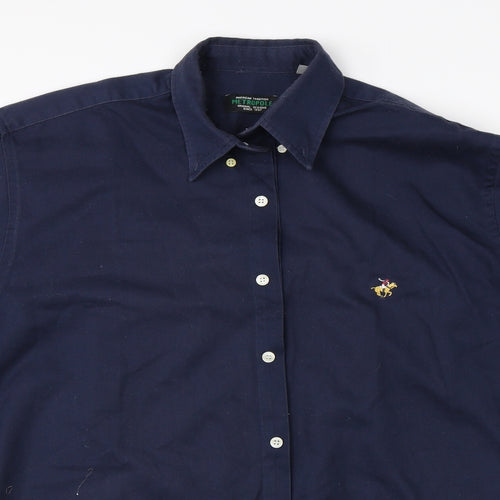 Metropol Mens Blue    Button-Up Size M
