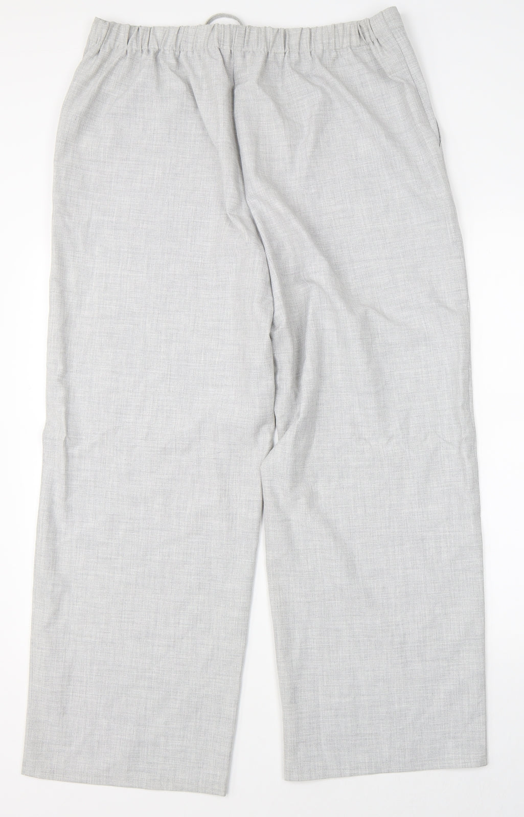 For Women Womens Grey   Dress Pants Trousers Size 18 L25 in