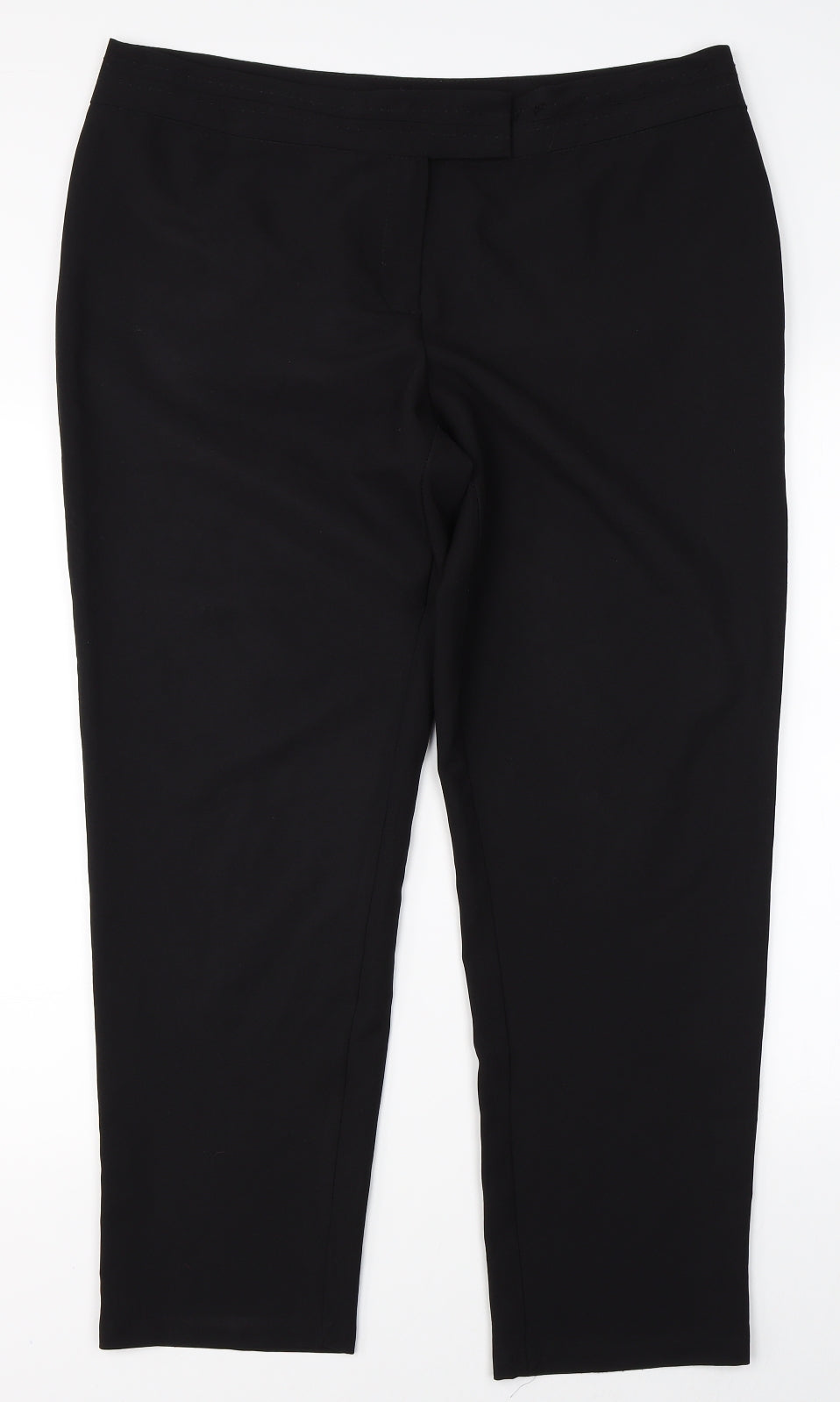 George Womens Black   Trousers  Size 18 L28 in