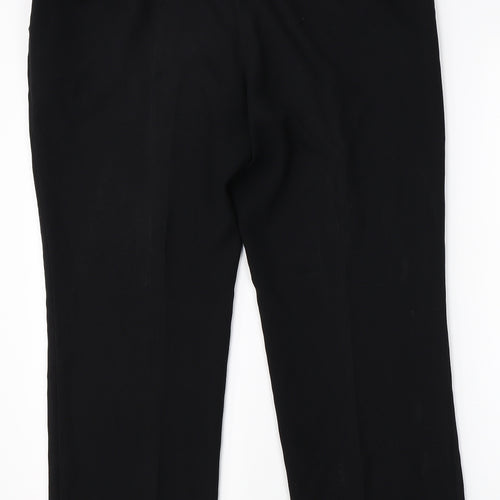 Marks & Spencer Womens Black   Dress Pants Trousers Size 14 L26 in