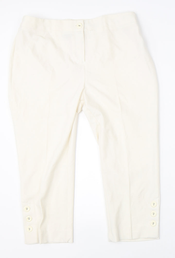 Joanna Hope Womens Beige   Trousers  Size 16 L20 in