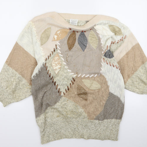 Preworn Womens Beige   Pullover Jumper Size 12