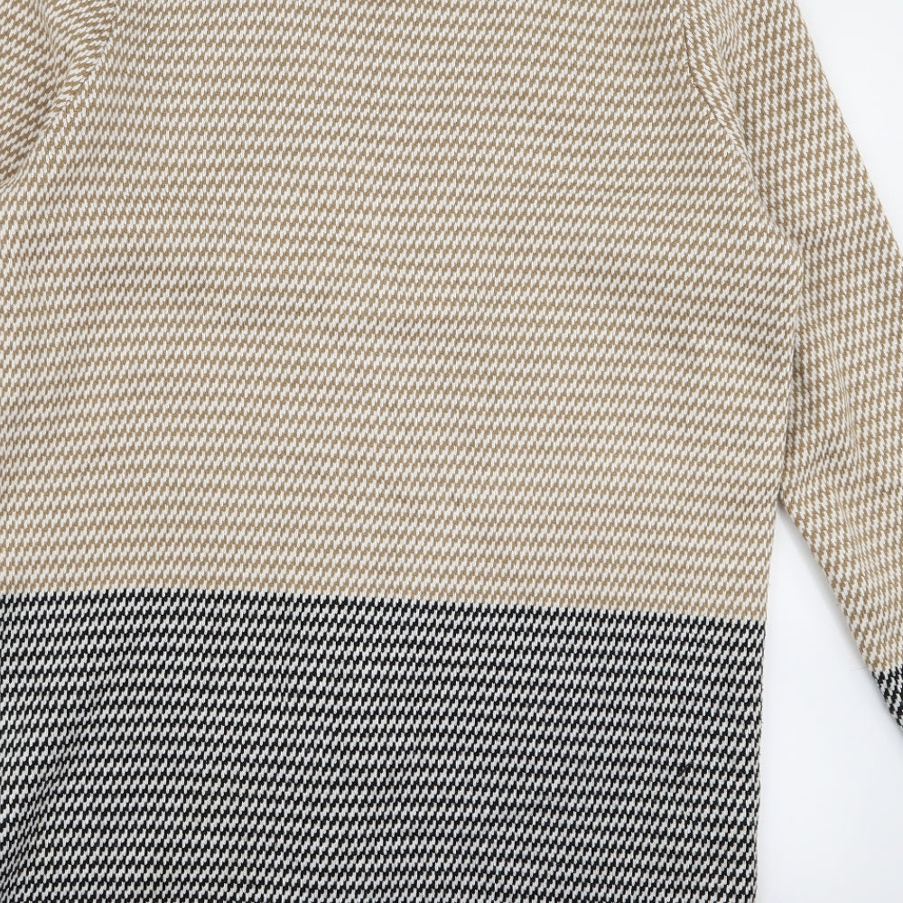 TU Womens Multicoloured Striped  Cardigan Jumper Size 12
