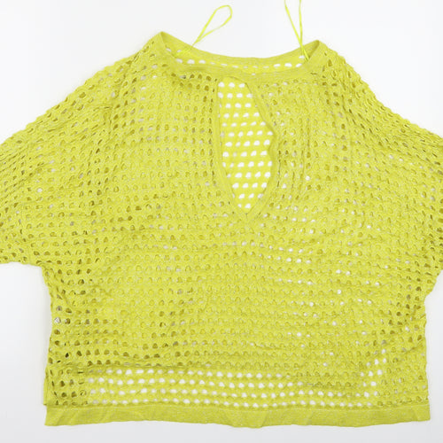 River Island Womens Yellow   Pullover Jumper Size M