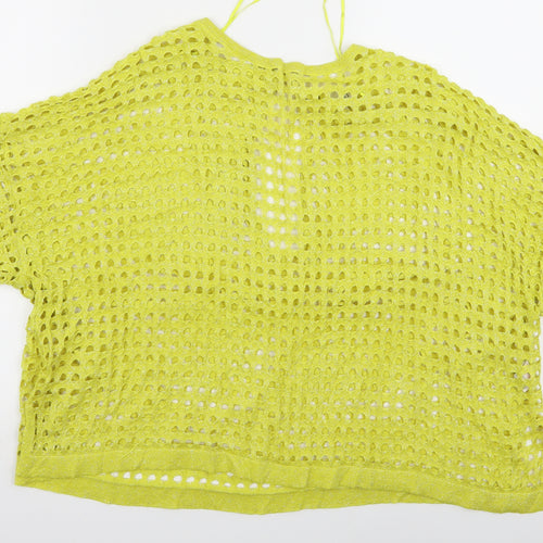 River Island Womens Yellow   Pullover Jumper Size M