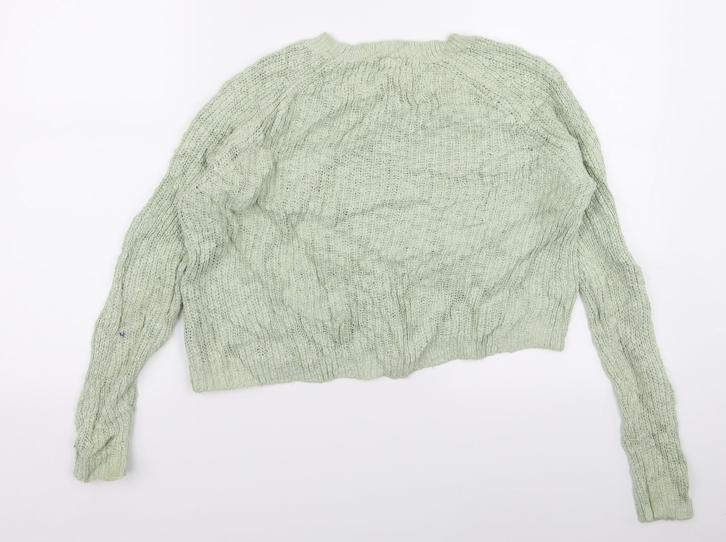 Topshop Womens Green   Pullover Jumper Size 10
