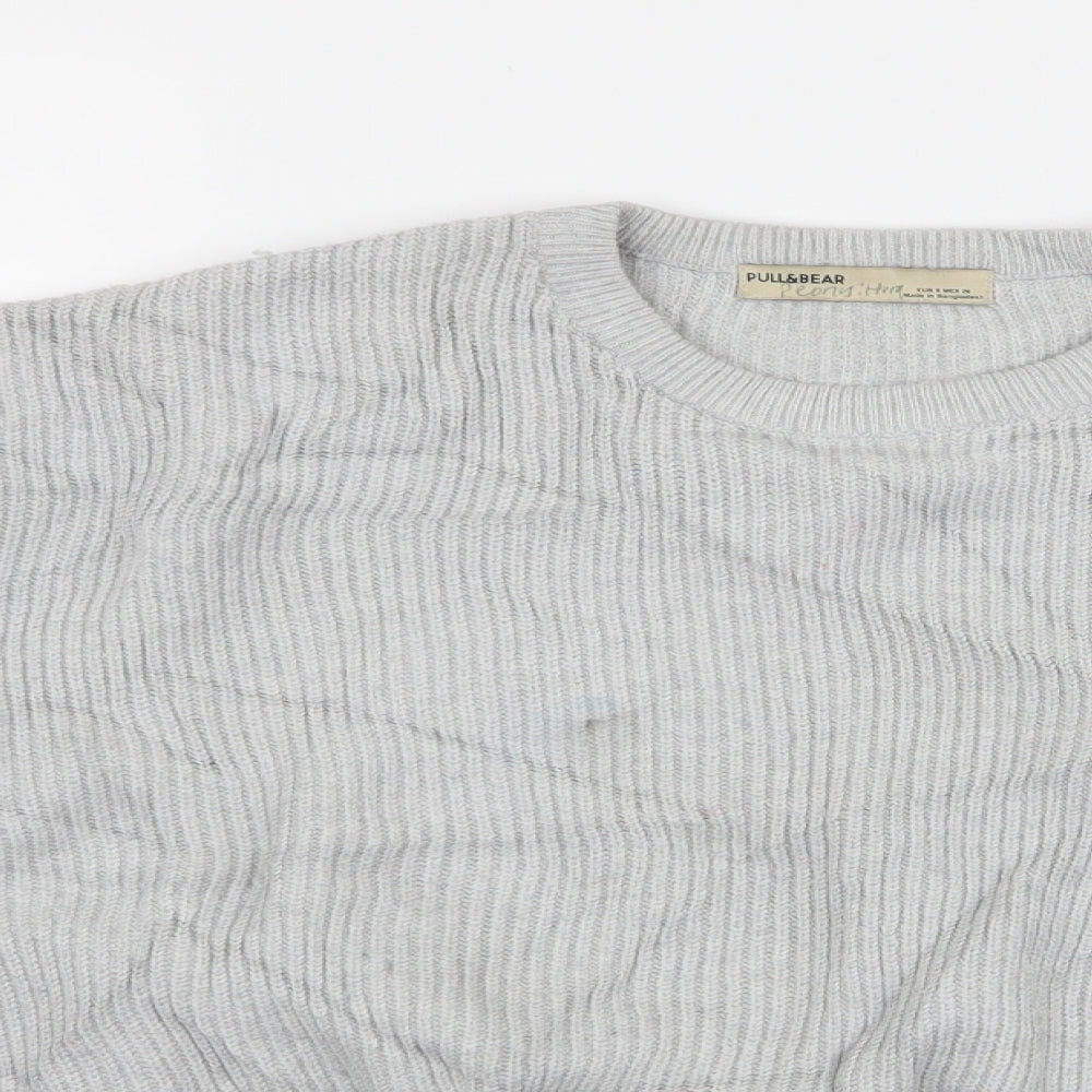 Pull&Bear Womens Green   Pullover Jumper Size S