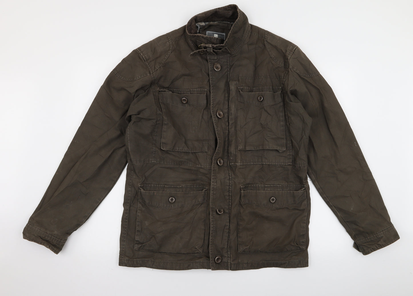 TU Mens Brown   Jacket  Size M