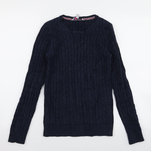 Crew Clothing Womens Blue   Pullover Jumper Size 8