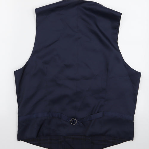 Preworn Mens Blue   Gilet Jacket Size S