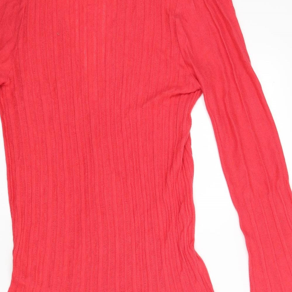 Soon Womens Red   Wrap Blouse Size 16